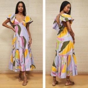 ❤️romantic alert！❤️$425 la Ligne stella printed dress